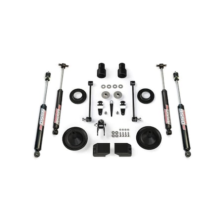 Teraflex (kit) JK 2.5IN BUDGET BOOST W/ ALL (4) 2.5IN SHOCKS 1255200